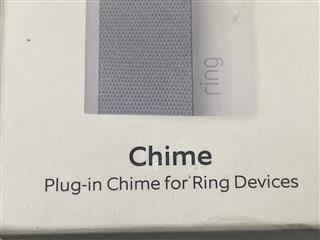RING PLUG IN CHIME FOR RING DEVICES NIGHTLIGHT AND CHIME 2ND GENERATION WHITE